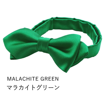 結婚式 蝶ネクタイ 無地 朱子 シルク 日本製 簡易留具 メール便 dplus arts