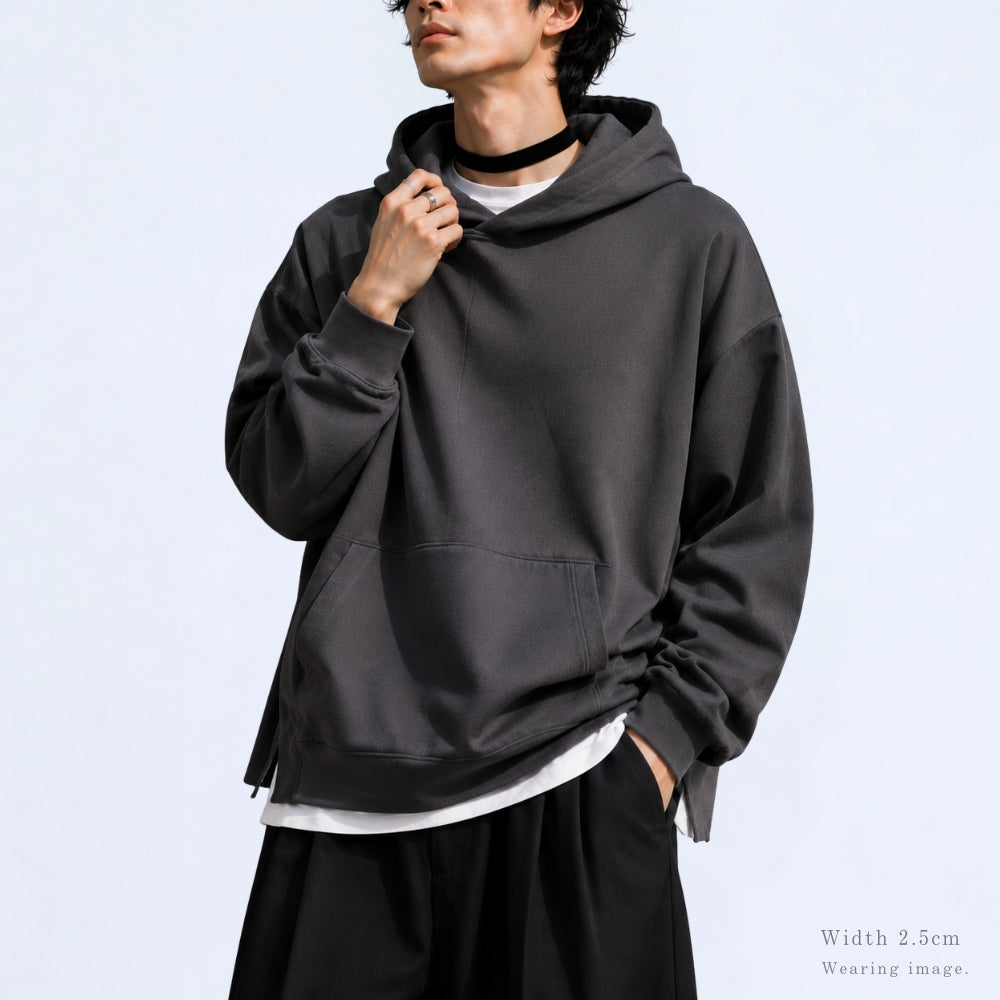 【人気No.1】ベロア チョーカー 黒 ベルベット メンズ レディース 細めから太めまで選べる 幅6種類 長さ3サイズ 日本製 メール便 dplus arts