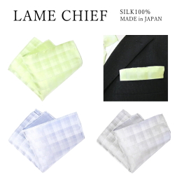ポケットチーフ シルク